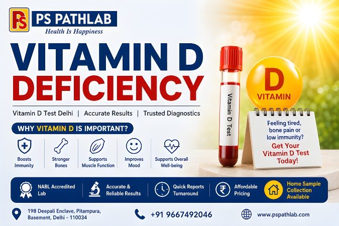 Vitamin D Deficiency in Delhi | Vitamin D Test Delhi | PS PathLab