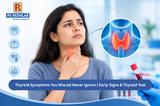 Thyroid Symptoms You Should Never Ignore | Early Signs & Thyroid Test | PS Path Lab